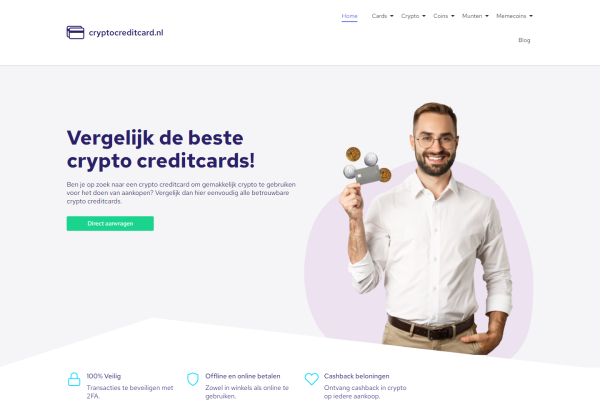 cryptocreditcard.nl - Sponsored content (excl. content)