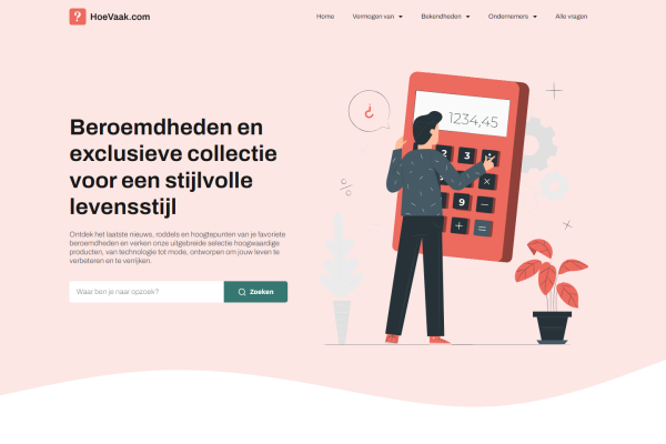 hoevaak.com - Sponsored content (incl. content)
