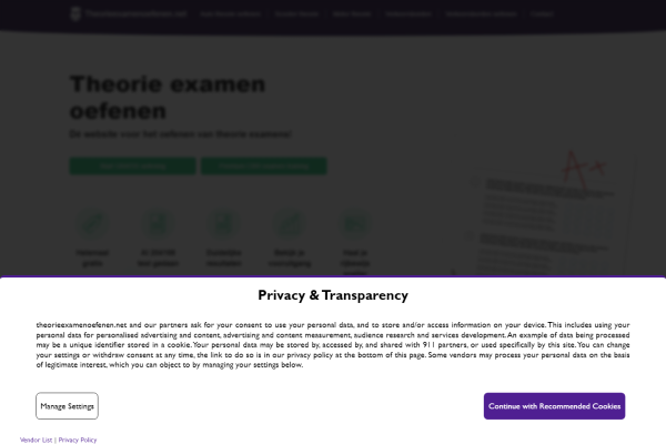 theorieexamenoefenen.net - Sponsored content (incl. content)