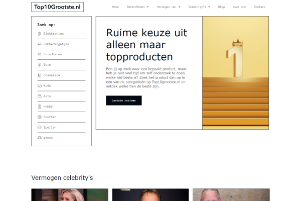 top10grootste.nl - Sponsored content (incl. content)