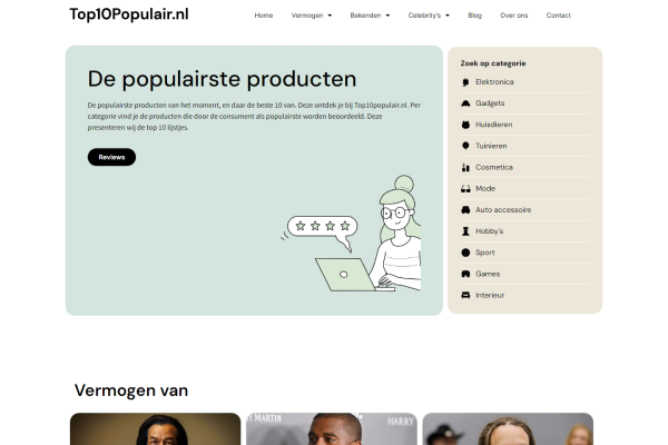 top10populair.nl - Sponsored content (incl. content)