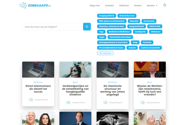 zobegaafd.nl - Sponsored content (incl. content)