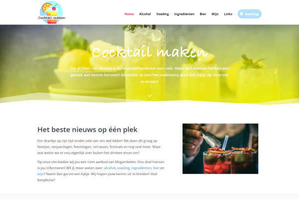 cocktail-maken.nl - Sponsored content (incl. content)