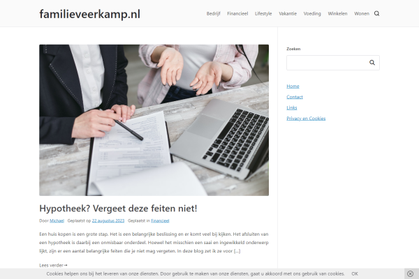 familieveerkamp.nl - Sponsored content (incl. content)