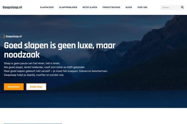 gaapslaap.nl - Sponsored content (incl. content)
